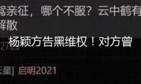 楊穎方告黑維權(quán)！對(duì)方曾發(fā)布其“婚內(nèi)越軌”等言辭