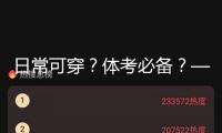 日常可穿？體考必備？——“碳板跑鞋學(xué)校熱”現(xiàn)象查詢