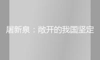 屠新泉：敞開的我國堅(jiān)定做全球開展的貢獻(xiàn)者