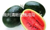 裁判清晰底線(xiàn)鴻溝 “e”起護(hù)苗看護(hù)生長(zhǎng)
