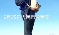 6月25日人民幣兌美元中心價下調(diào)12個基點