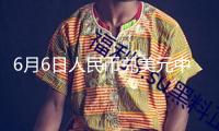 6月6日人民幣兌美元中心價上調(diào)20個基點(diǎn)